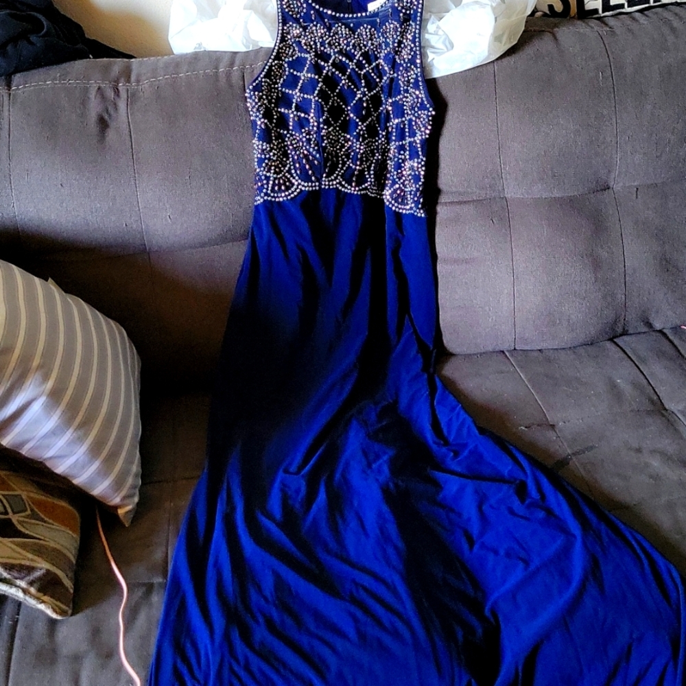 My daughter's prom dress. She never was able to wear it